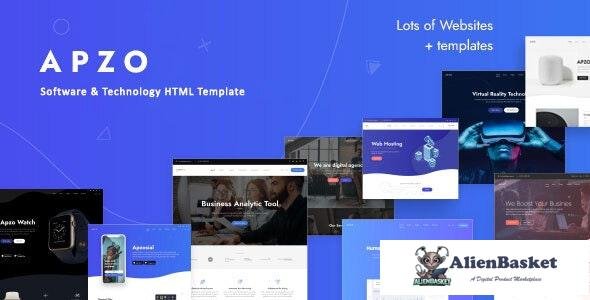 21029 Apzo v1.0 - Software App HTML Template 