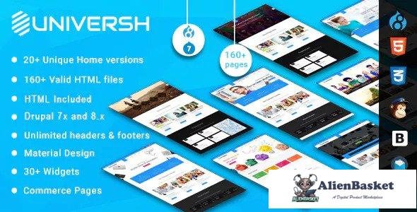 13720 Universh - MultiPurpose Drupal 7 - 8.x Theme 