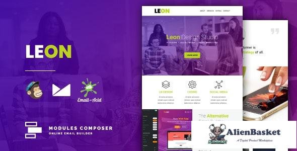 25537 Leon v1.0 - Responsive Email for Agencies, Startups & Creative Teams with Online Builder 