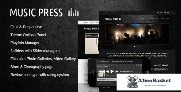 19604 MusicPress v3.3.1 - A Timeless Audio Theme 