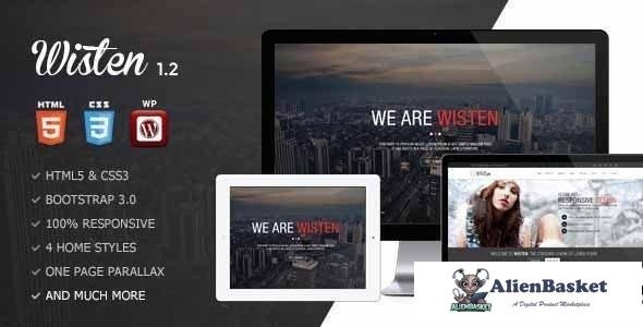 14275 Wisten v1.3 - Wordpress One Page Parallax Theme 