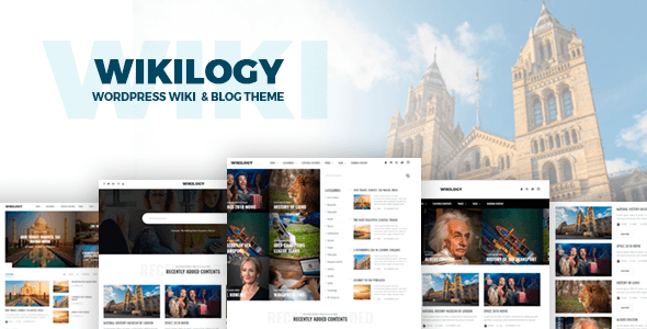 13073 Wikilogy v1.2.1 - Wiki & Blog WordPress Theme 