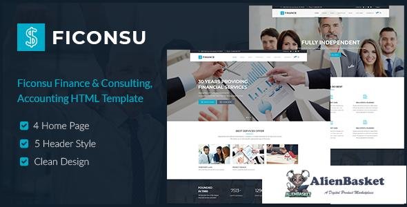 12969 Ficonsu - Consultant Finance HTML Templates 