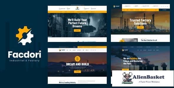 13408 Facdori v1.0 - Industrial & Factory Business PSD Template 