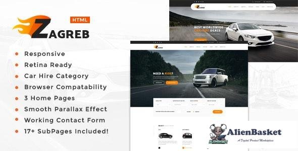 31326 Zagreb v1.0 - Limousine / Transport / Car Hire Template 
