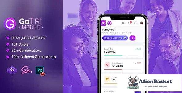13878 GoTRI - Mobile Multipurpose HTML Template for Mobile and Tablet 
