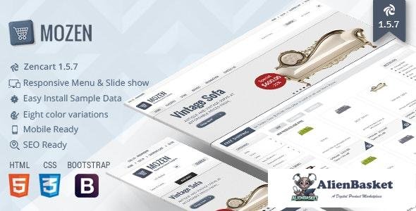25138 Mozen v1.5.7 - Responsive Zencart Template 