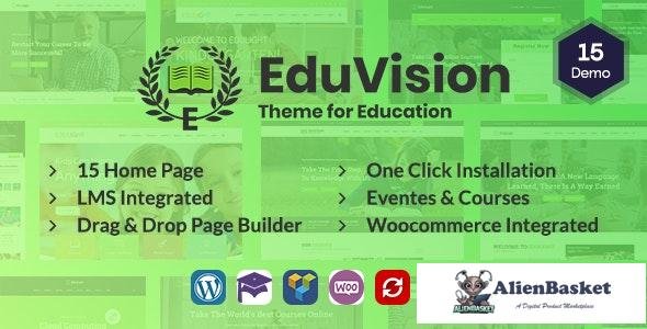 17594 Eduvision v1.0 - Online Course Multipurpose Education WordPress Theme 