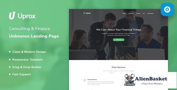 16632 Uprox v1.0 - Consulting & Finance Unbounce Landing Page Template 