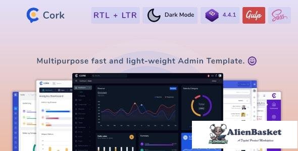 20792 Cork v1.7.5 - Responsive Admin Dashboard Template 