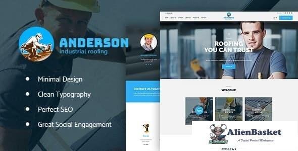 40236 Anderson v1.3.0 - Industrial Roofing Services Construction WordPress Theme 