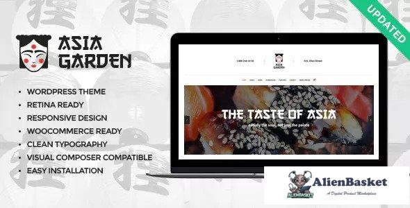 36374 Asia Garden v1.2.5 - Asian Food Restaurant WordPress Theme 