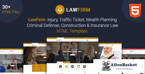 22461 Law Firm v1.0 - Lawyer, Law Office, Injury Law, Defense Law, Insurance Law html5 template 