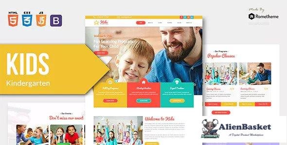 13625 KIDS - Kindergarten and Child Care HTML Template 