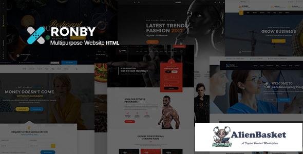 11907 Ronby - 6 Niche Multi-Purpose HTML5 Bootstrap 3 Template 