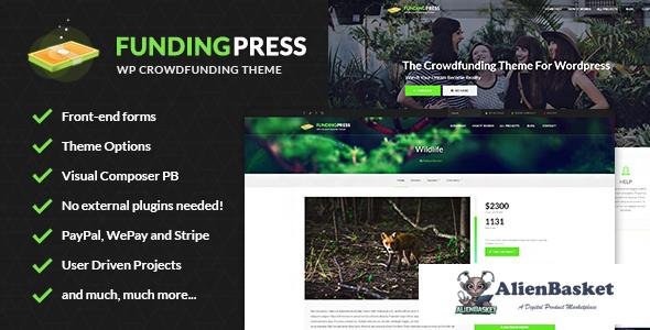 19883 Fundingpress v5.2 - The Crowdfunding WordPress Theme 