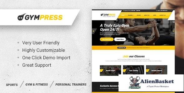 16638 GymPress v1.3.2 - WordPress theme for Fitness and Personal Trainers 