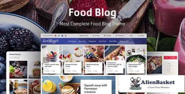 10299 Food Blog v1.0.2 - Theme for personal food recipe blog 