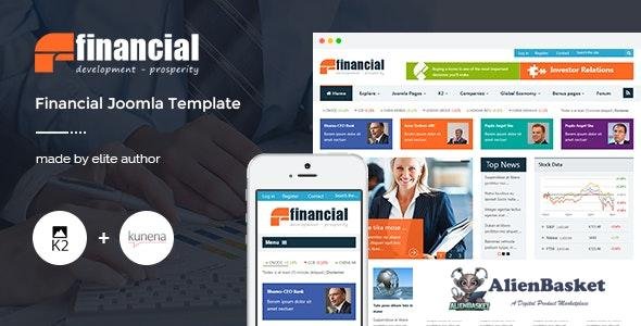 19433 Financial v3.9.6 - Responsive Joomla News Template 