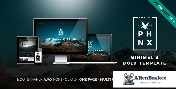 10759 Phoenix v1.5 - WordPress Minimal Multipurpose Portfolio 