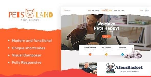 36505 Pets Land v1.2.6 - Domestic Animals Shop & Veterinary WordPress Theme 