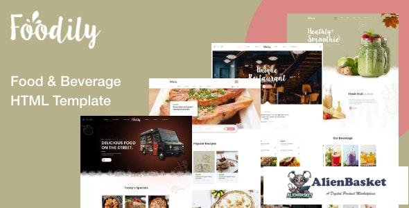 26759 Foodily v1.0 - Food and Beverage Shop HTML Template 