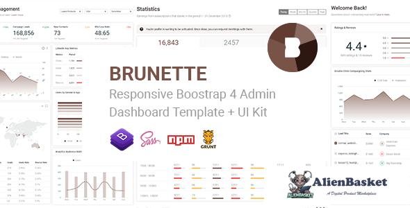 12812 Brunette - Responsive Bootstrap 4 Admin & Powerful UI Kit 