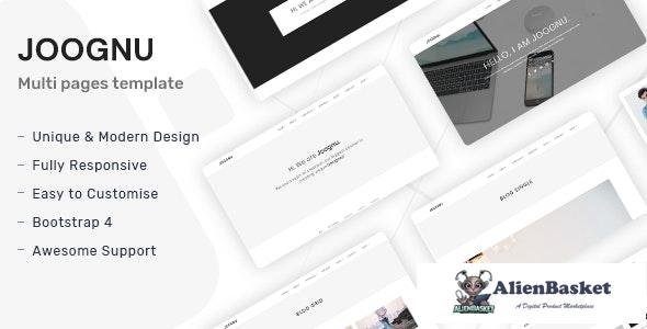 25820 Joognu v1.0 - Minimal Portfolio Template 