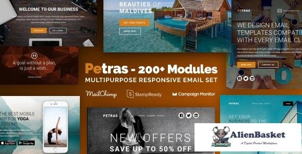 16789 Petras 200 v1.0.1 - Multipurpose Email Set with MailChimp Editor, StampReady & Online Builder 