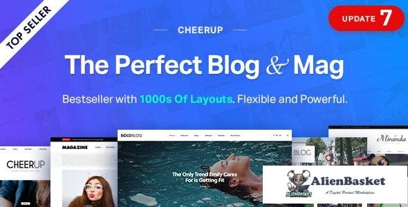 19335 CheerUp v7.0.2 - Blog / Magazine - WordPress Blog Theme 