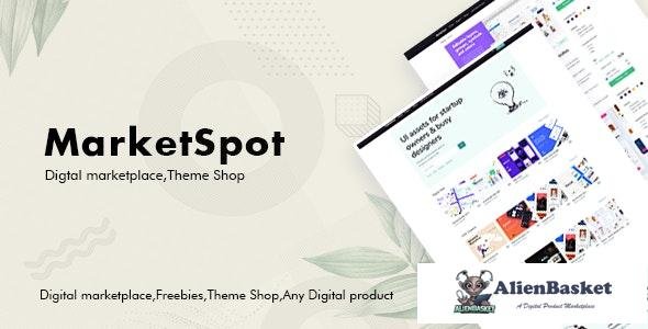 20345 Marketspot v1.1.0 - Digital Marketplace Template for Creative Shops 