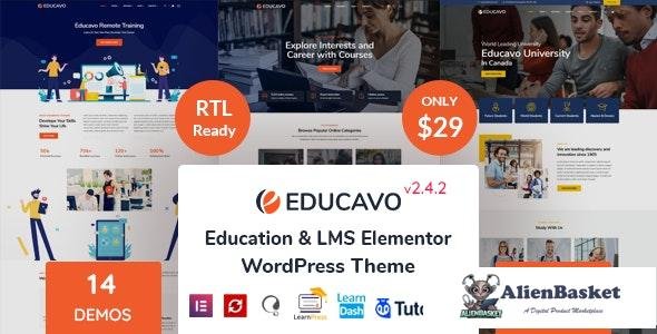 42902 Educavo v3.1.2 - Online Courses & Education WordPress Theme 