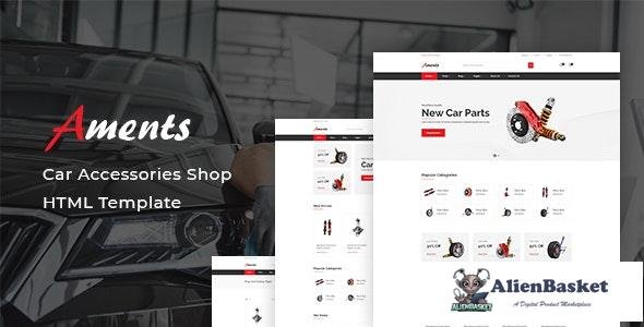 23887 Aments v1.0 - Car Accessories Shop HTML Template 