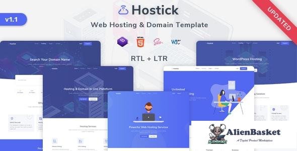 21407 Hostick v1.1 - Web Hosting, Web Server & Domain HTML5 Template 