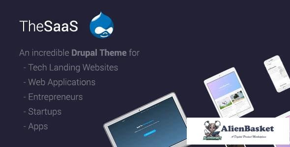 13112 TheSaaS v1.5 - Responsive SaaS, Software & WebApp Drupal 8 Themes 