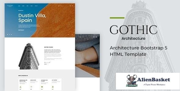 24579 Gothic v1.0 - Architecture Bootstrap 5 HTML Template 