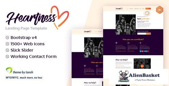 23710 Heartness v1.0 - Fundraising / Donation Landing Page 