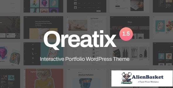 27868 Qreatix v1.5.4 – Interactive Portfolio WordPress Theme 