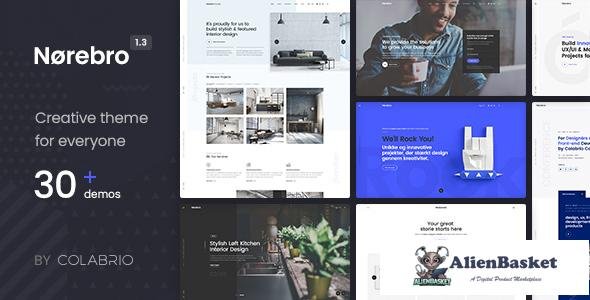 11961 Norebro v1.3.5 - Creative Multipurpose WordPress Theme 