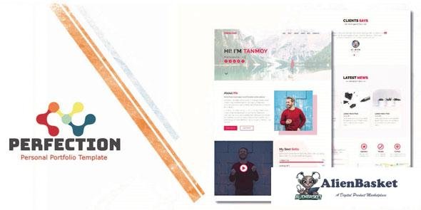 13098 Perfection - Personal Portfolio Template 