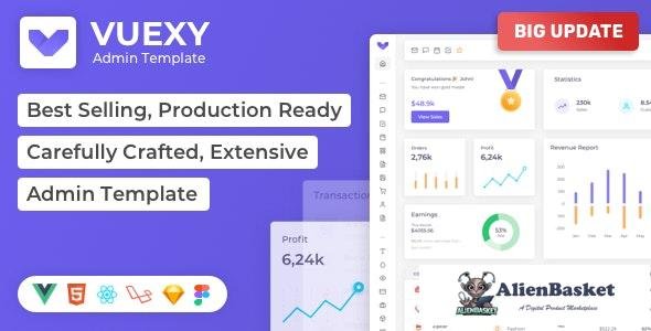 24783 Vuexy v6.3 - Vuejs, React, HTML & Laravel Admin Dashboard Template 