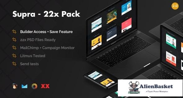 16539 Supra v2.0 - Pack of 20 Templates + Online Template Builder 