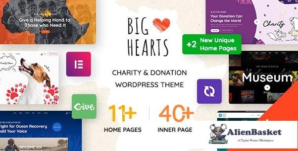 31166 BigHearts v1.2.4 - Charity & Donation WordPress Theme 