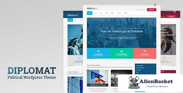 12585 Diplomat v1.2 - Political Candidate / Party WordPress Theme 