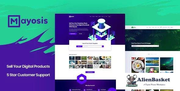 13512 Mayosis v2.5.1 - Digital Marketplace WordPress Theme 