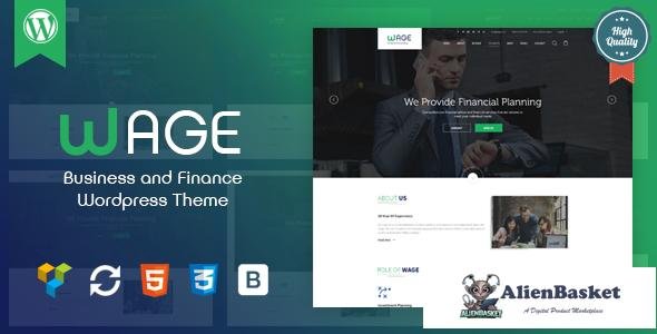 12517 Wage v1.1 - Business and Finance WordPress Theme 