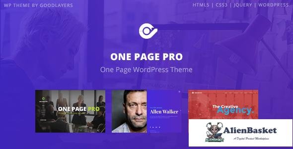 12580 One Page Pro v1.2.1 - Multi Purpose OnePage Theme 