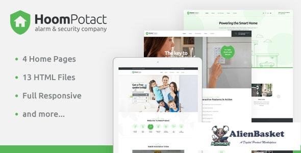 15304 HoomPotact v1.0 - Smart Alarm & Security Systems HTML Template 