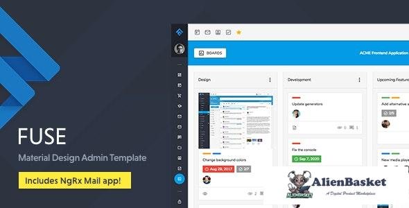 18163 Fuse v8.1.2 - Angular 8+ Material Design Admin Template 