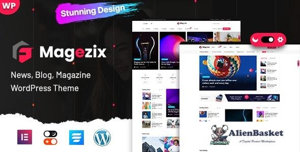 35638 Magezix v1.0.4 - WordPress Newspaper Magazine Theme 